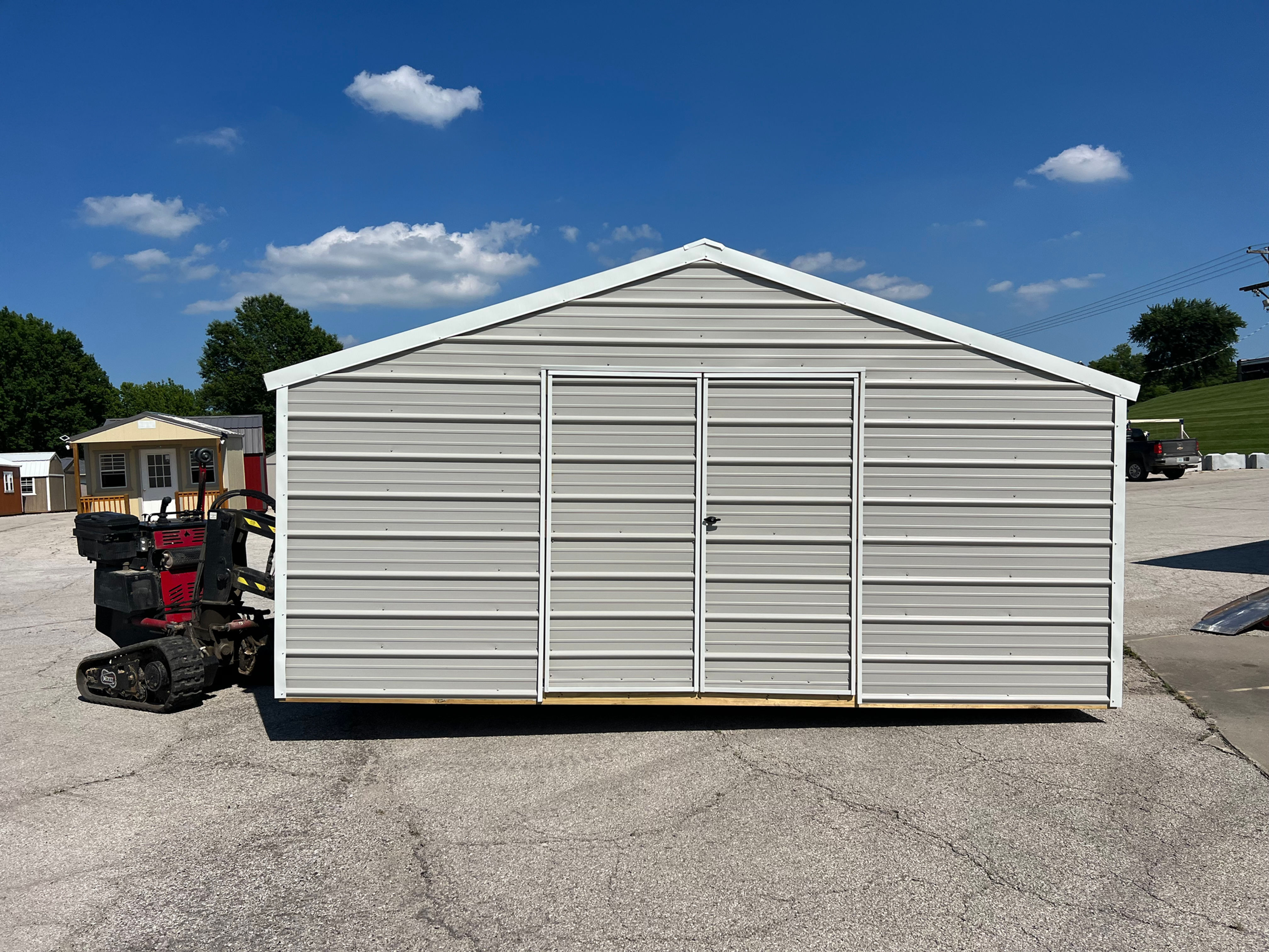 10x16 Prefabricated Metal Sided Shed