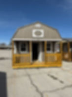 shed house with porch for sale