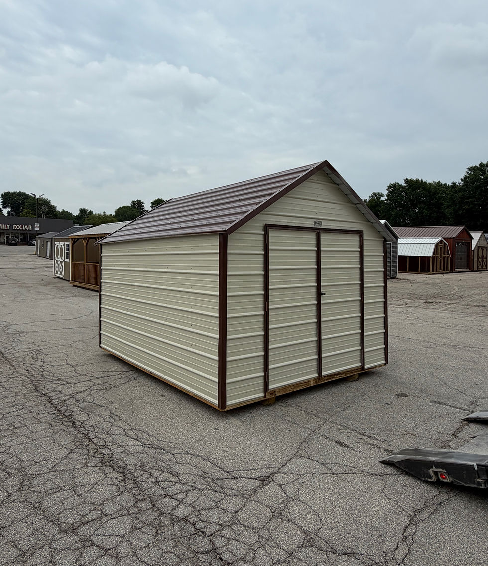 10x12 Metal sided value shed for sale at The Shed House in Leavenworth Kansas.