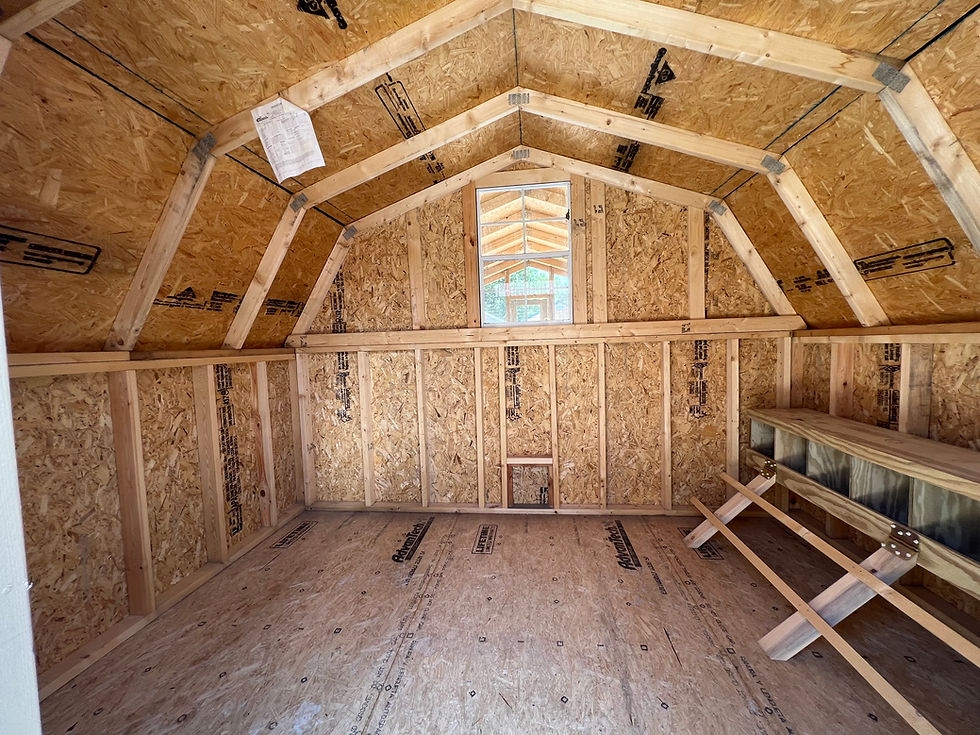Thumbnail: 12x20 Enclosed Chicken Coop with HD Wire