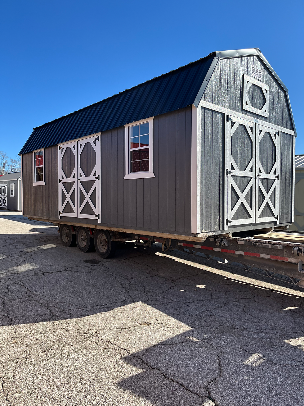 Thumbnail: large backyard storage building