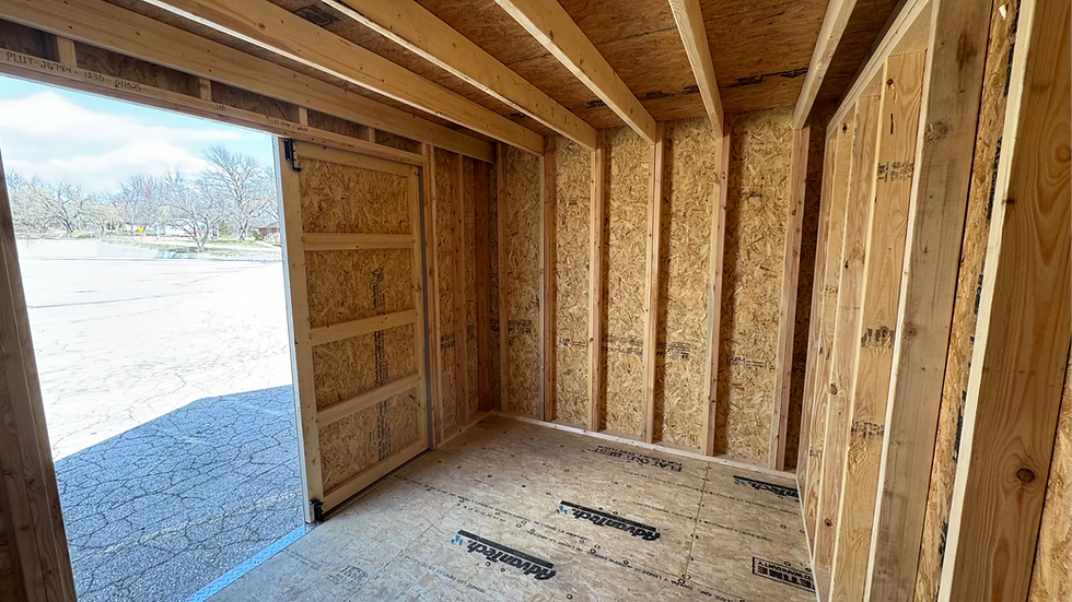 Thumbnail: 12x30 Storage utility sheds for sale in Leavenworth Kansas.
