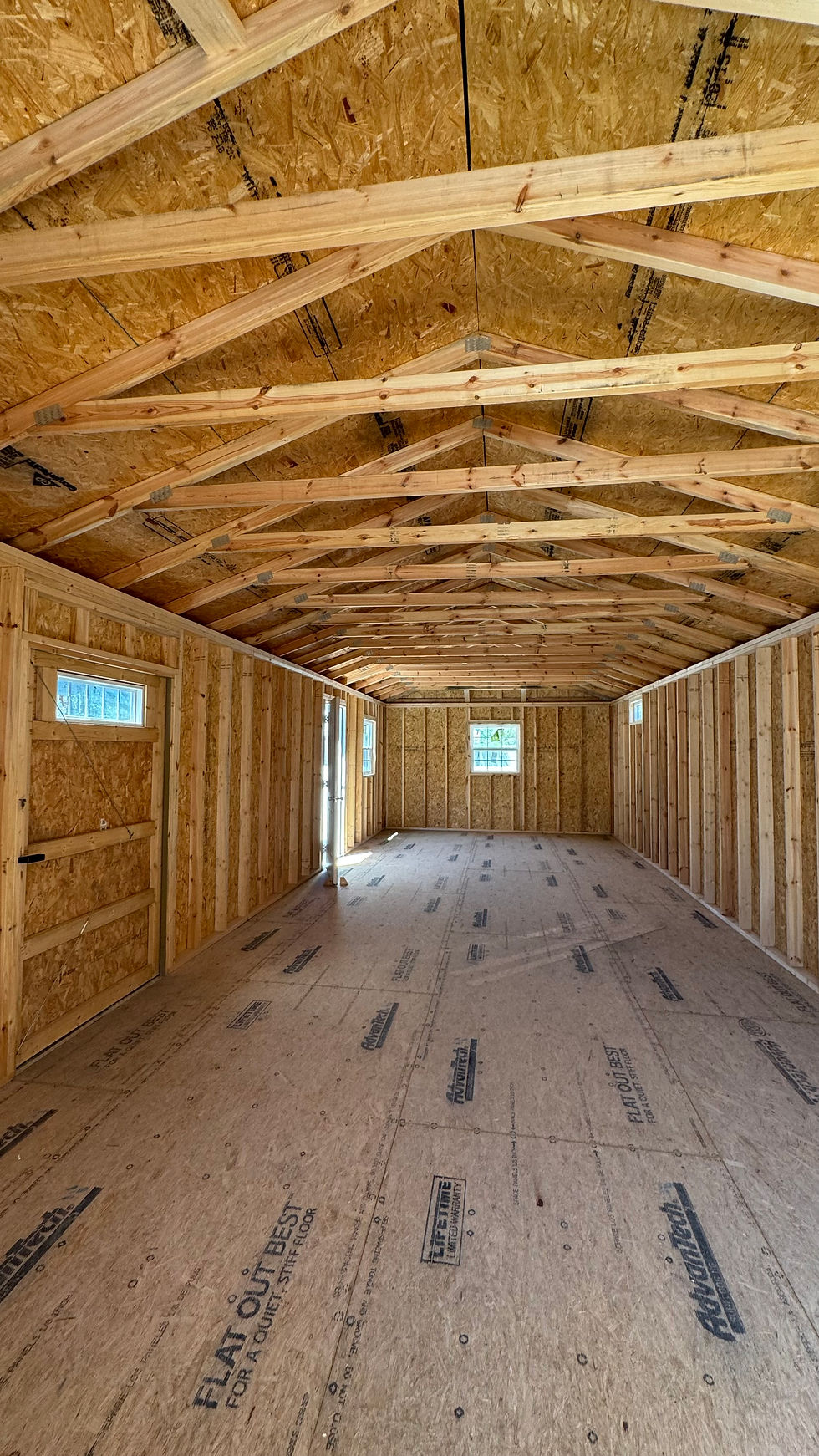 Thumbnail: interior large backyard storage shed
