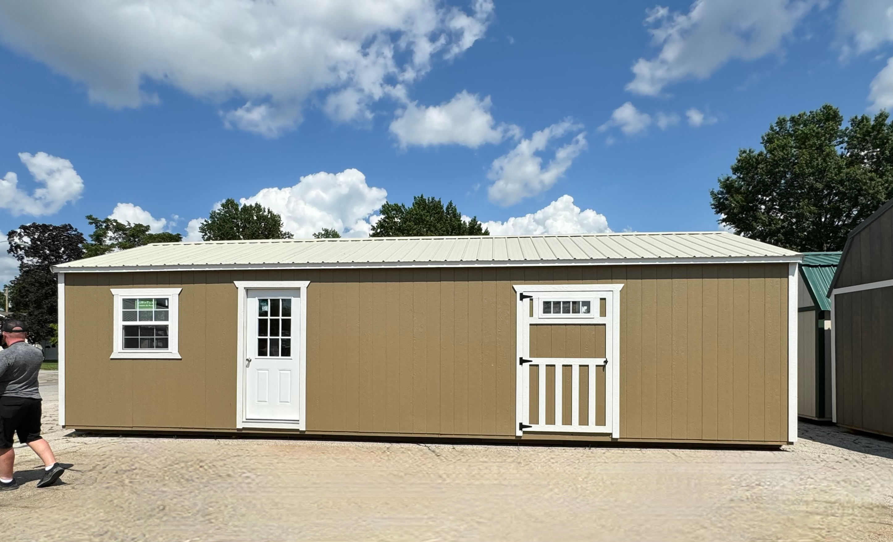 Custom 14x36 Utility Shed Work Shop