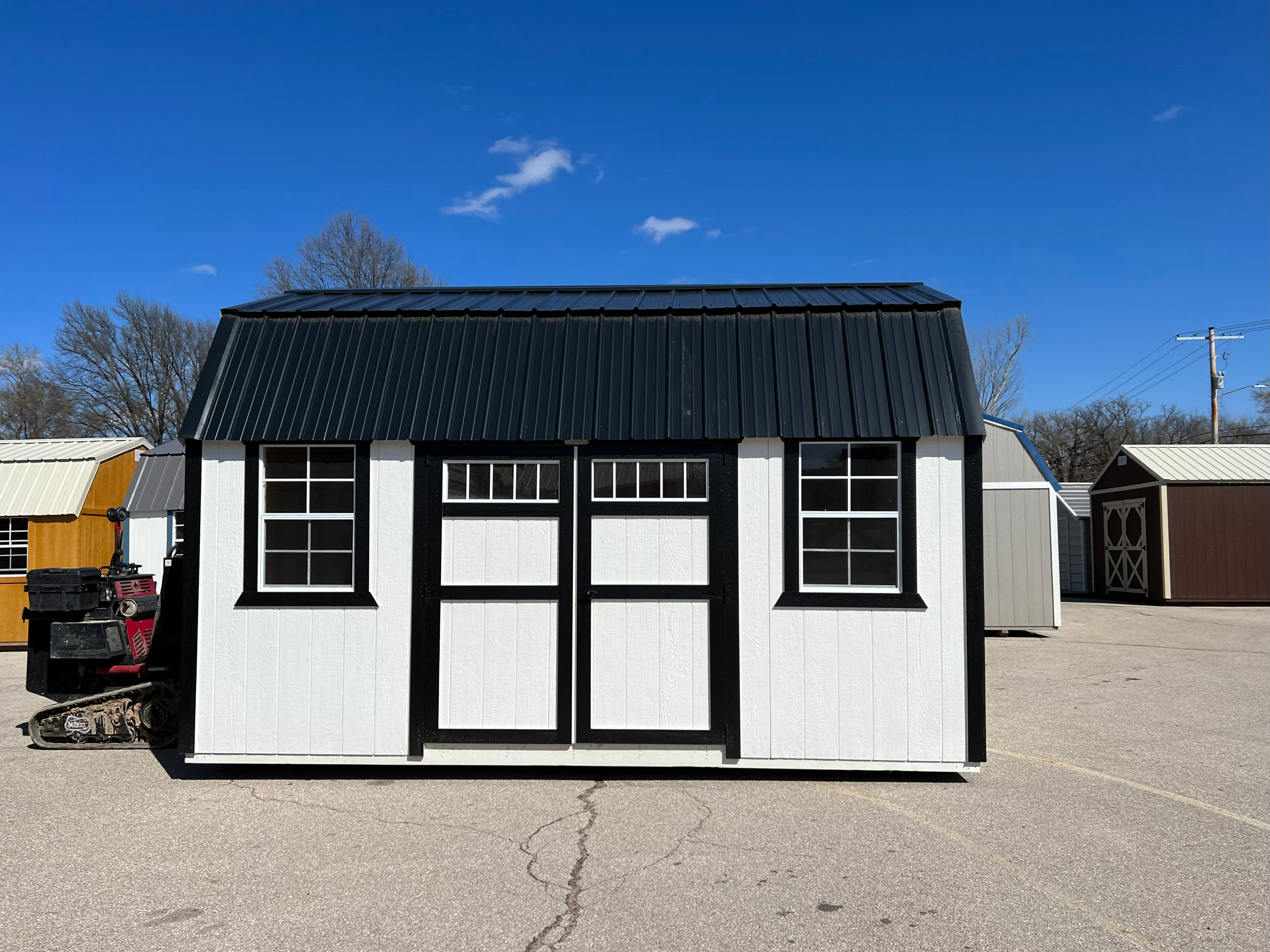 Side Lofted Barn Shed 10x16