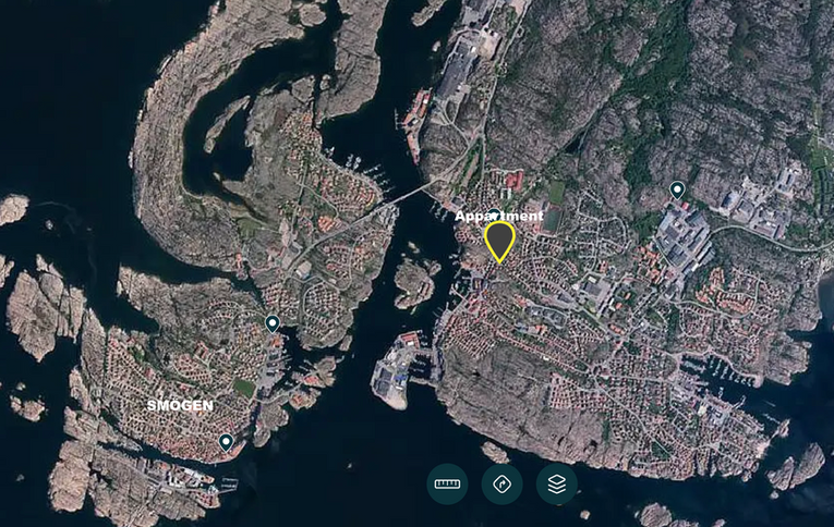 Semesterboende i centrala Kungshamn för besök på Smögen och svenska västkusten