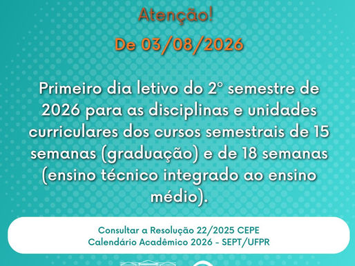 Aulas II Semestre 2026