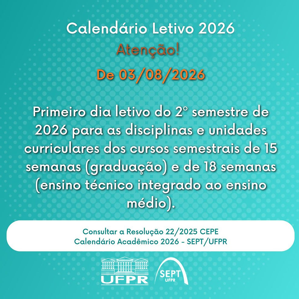 Aulas II Semestre 2026