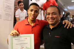 Anthony el profe con Yency
