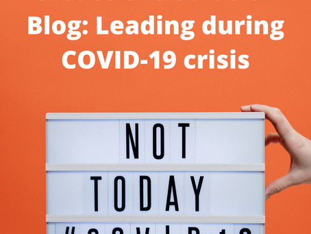 Leading During COVID-19 Crisis