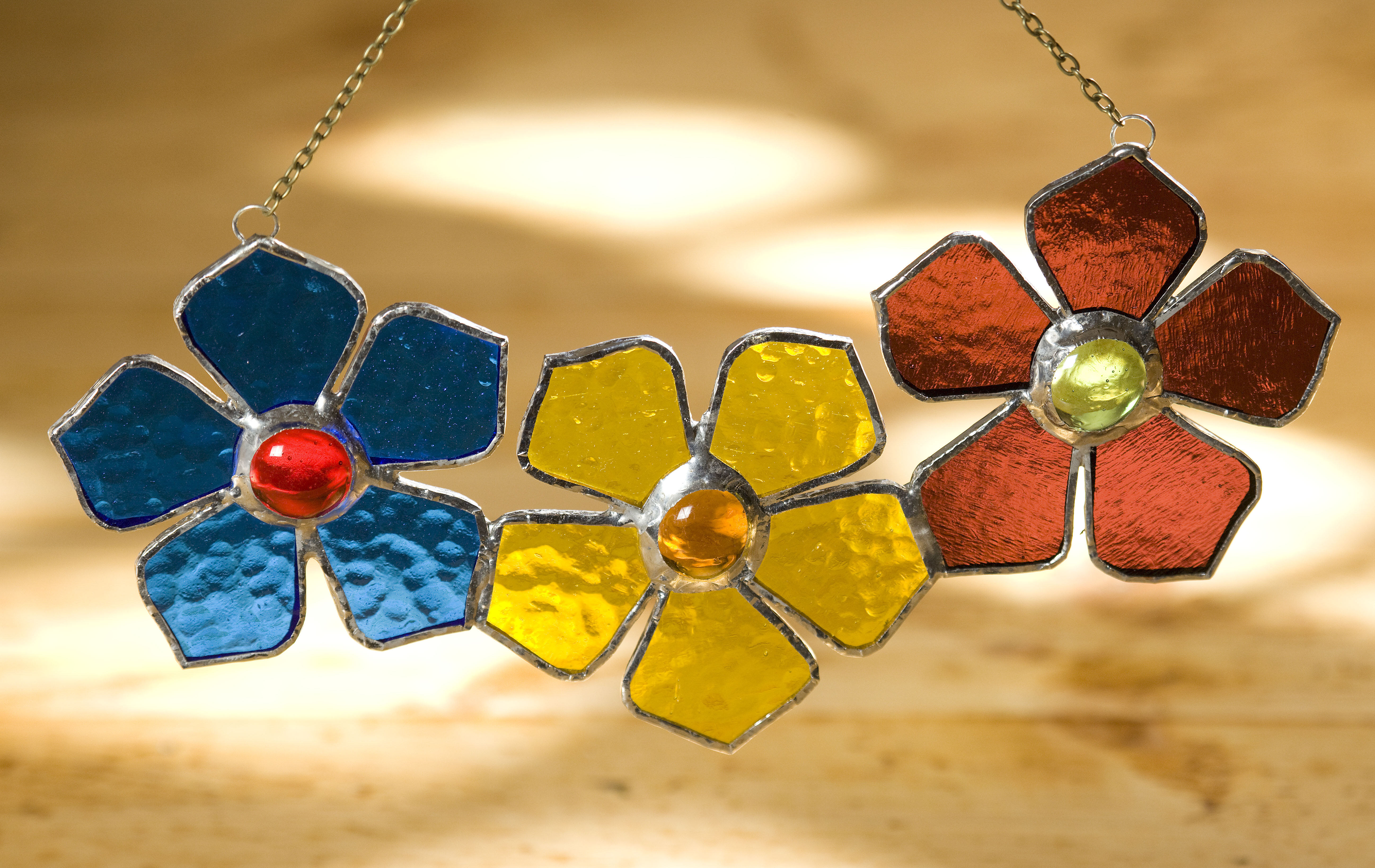 Flower sun catcher