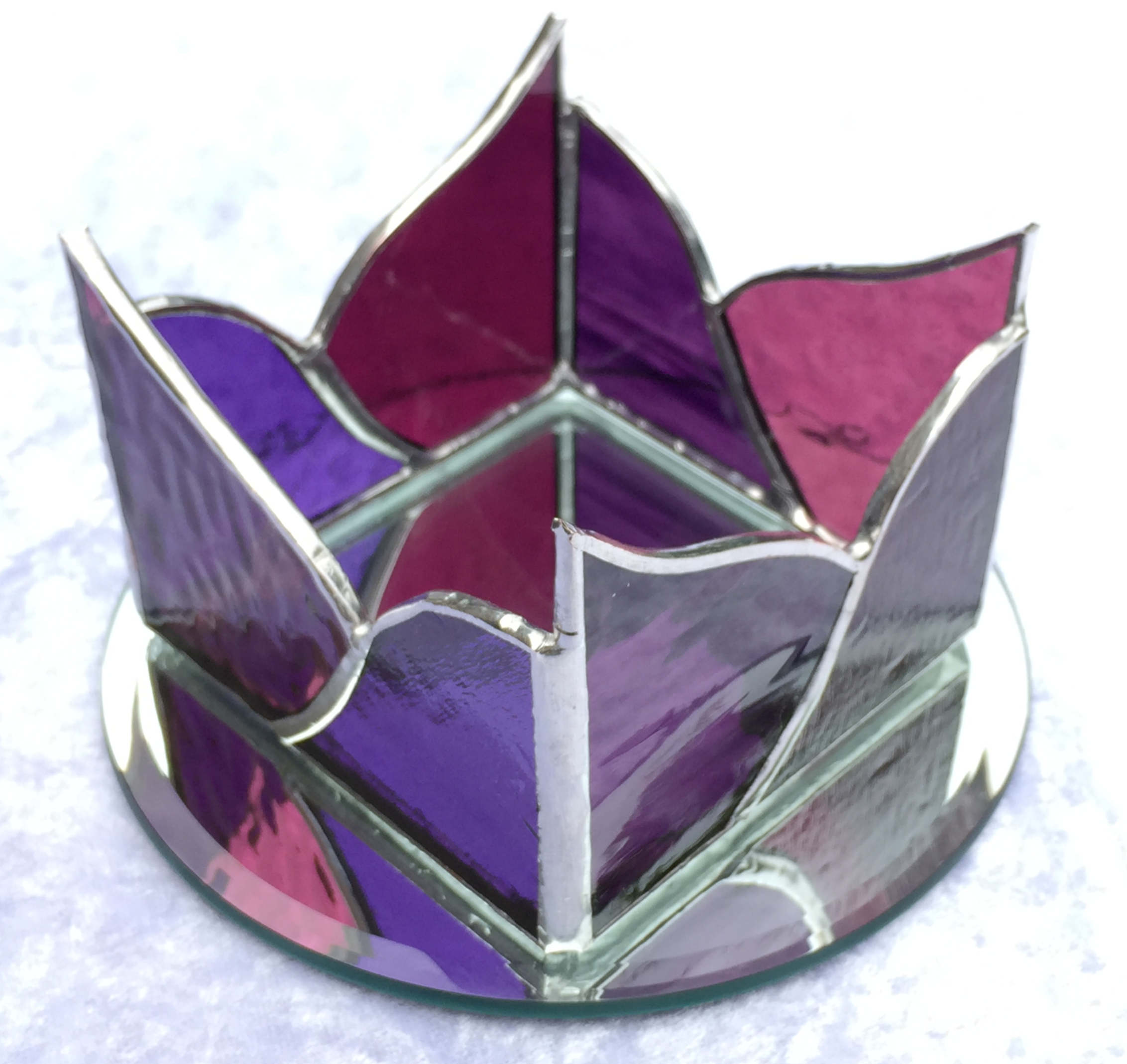 Purple Wave Tealight holder