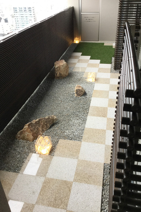 14/28 石畳文様の庭 ガーデン&エクステリア工事