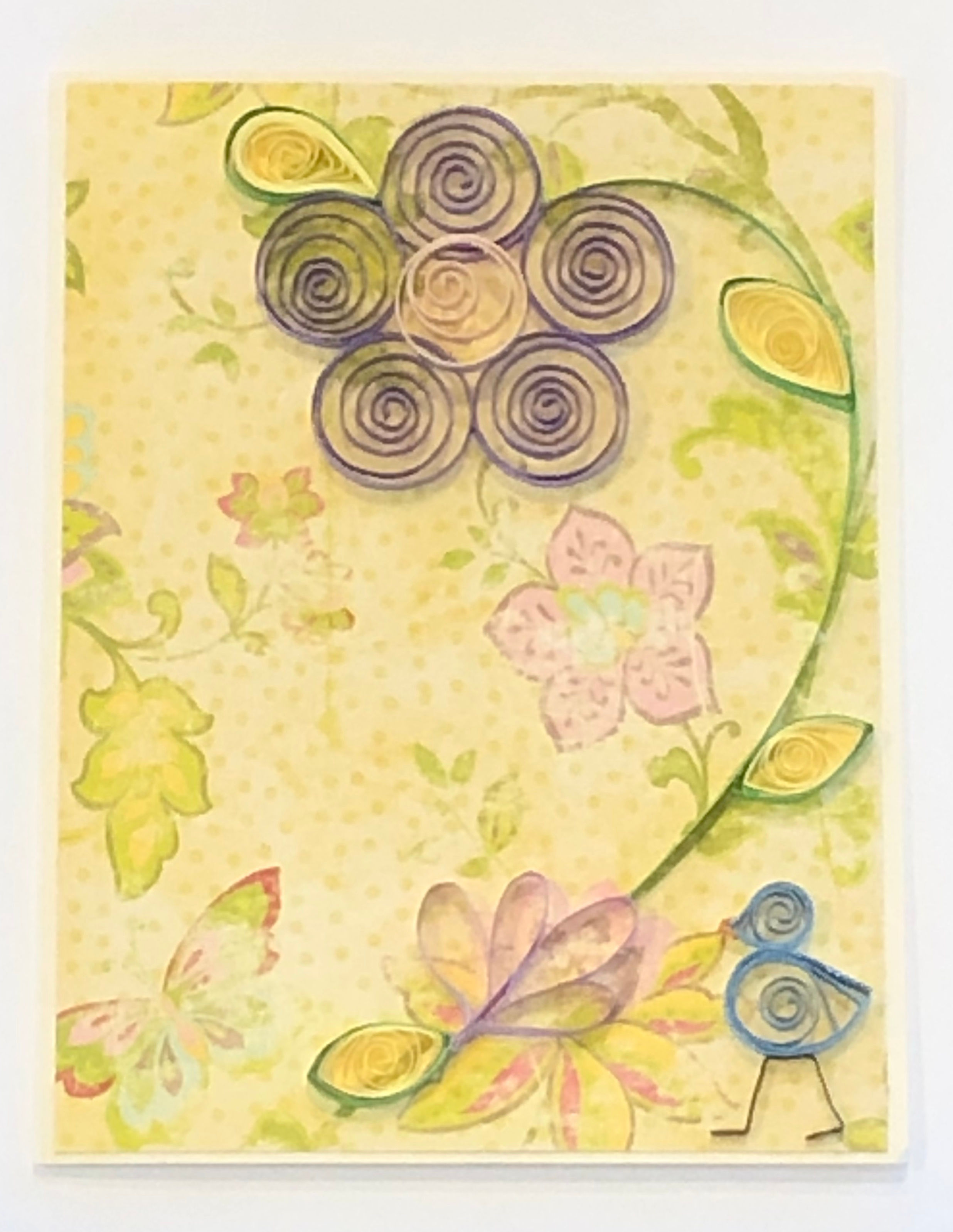 Blue Bird Series- Five Petal Flower (Purple and Pink)