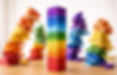 Jenga blocks simulating energetic systems of interviewers or colleagues. The candidate who has the advantage looks after their chakras, their auric field and overall energetic integrity.