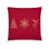 Thumbnail: Burgundy Red and Gold Christmas Holiday Throw Pillow Case and Insert