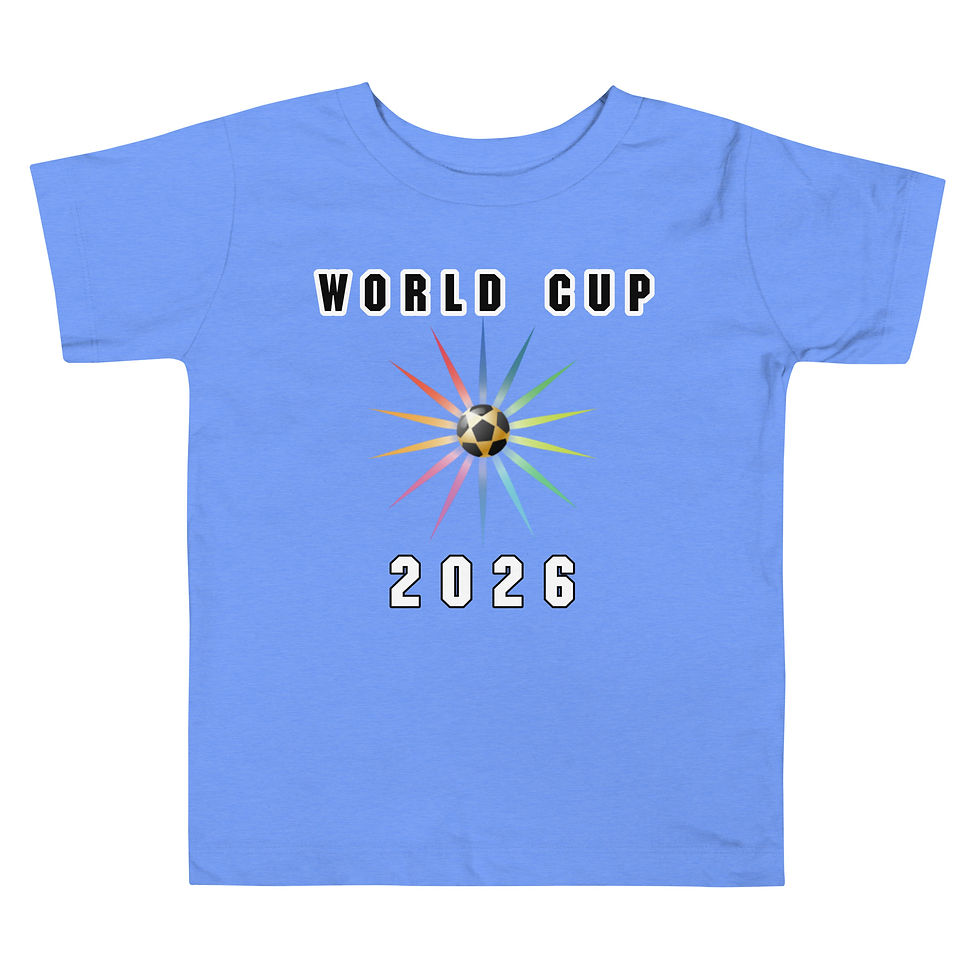 Thumbnail: Star Burst World Cup 2026 Toddler Short Sleeve Staple Tee