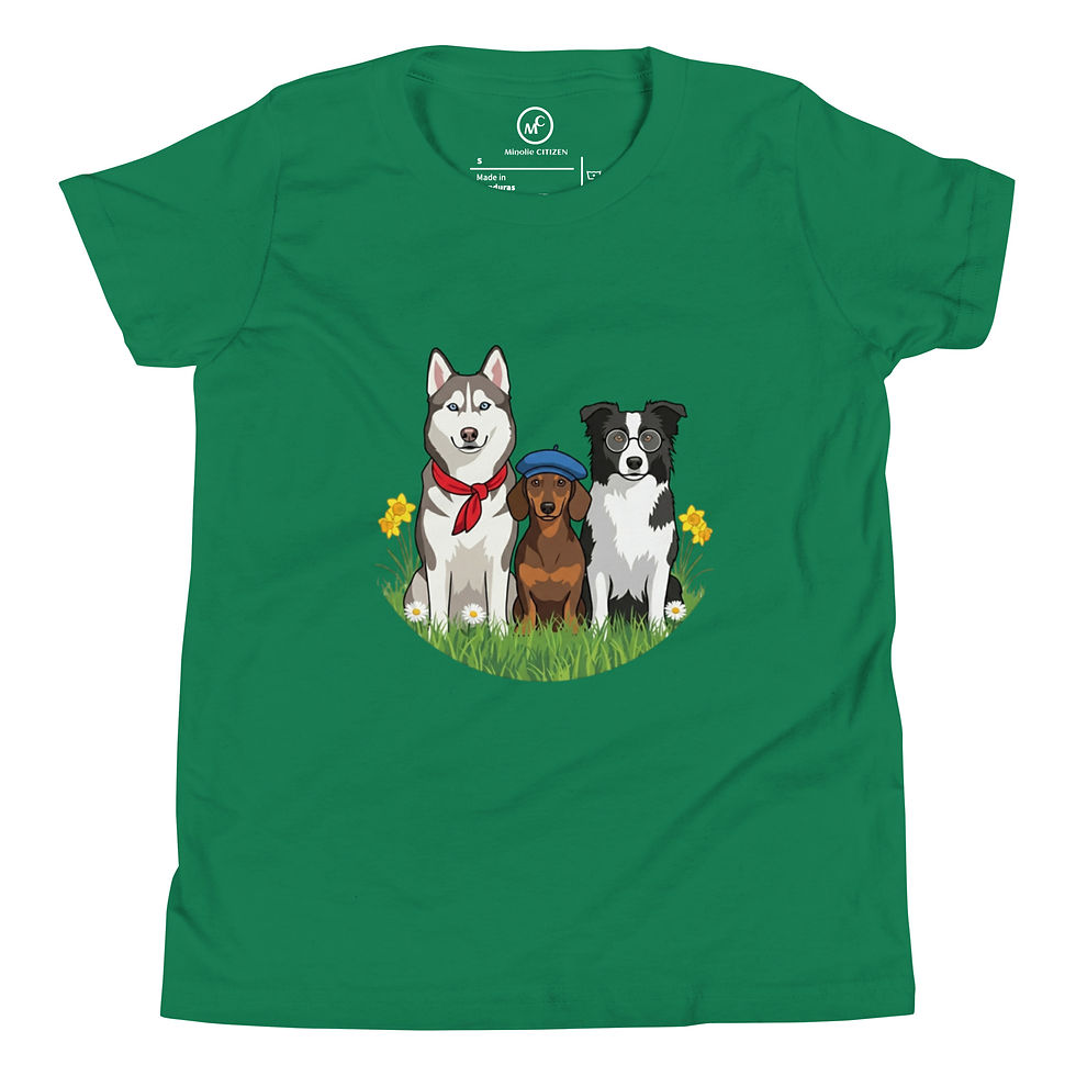 Thumbnail: The Woof Gang Youth Short Sleeve Sports T-Shirt