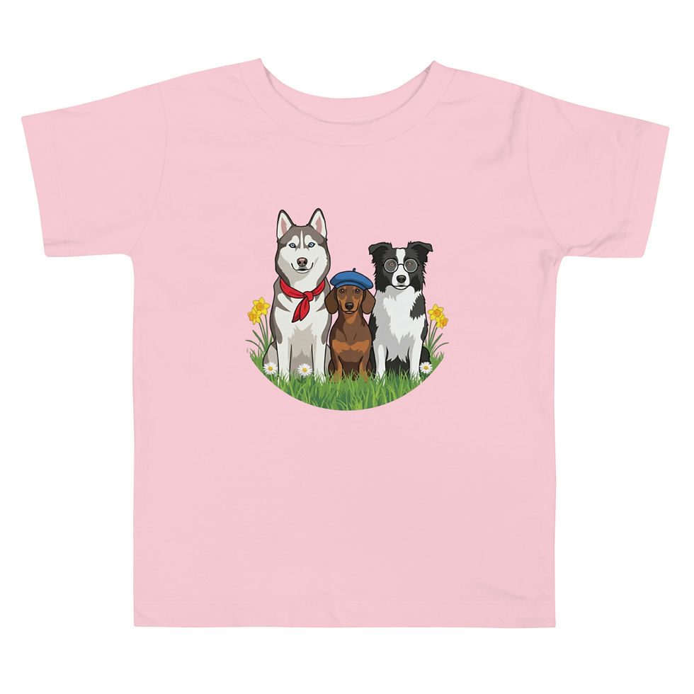 Thumbnail: The Woof Gang Toddler Short Sleeve Staple Tee