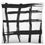Thumbnail: Black and White Strokes - Throw Pillow Case and Insert
