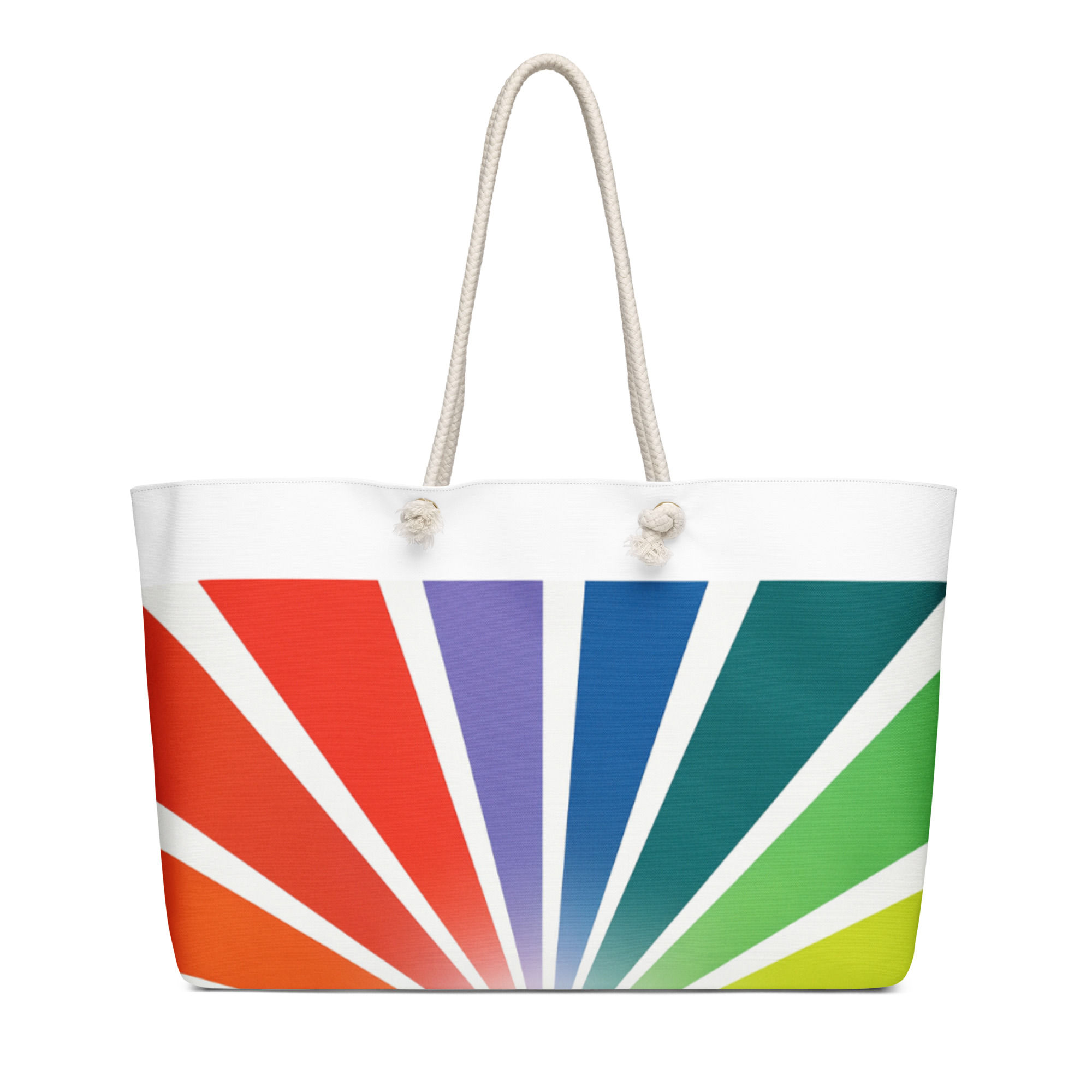 Color Burst Oversized Weekender Tote Bag