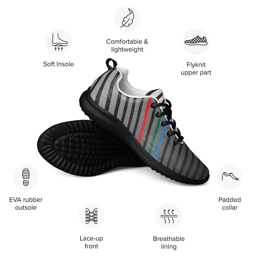 Thumbnail: Minolie Citizen Alphine Strips Men's Athletic Sneakers