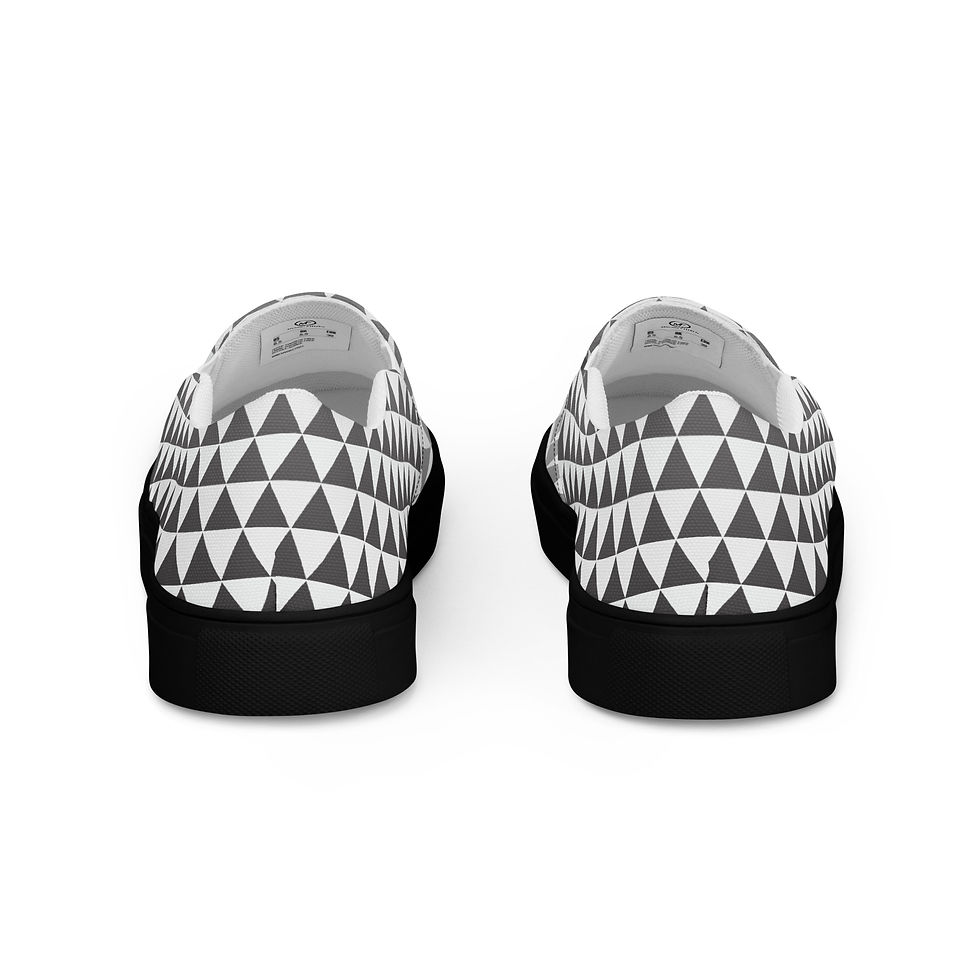 Thumbnail: Minolie Citizen Pascal Gray Lady's Classic Slip-On Canvas Shoes.