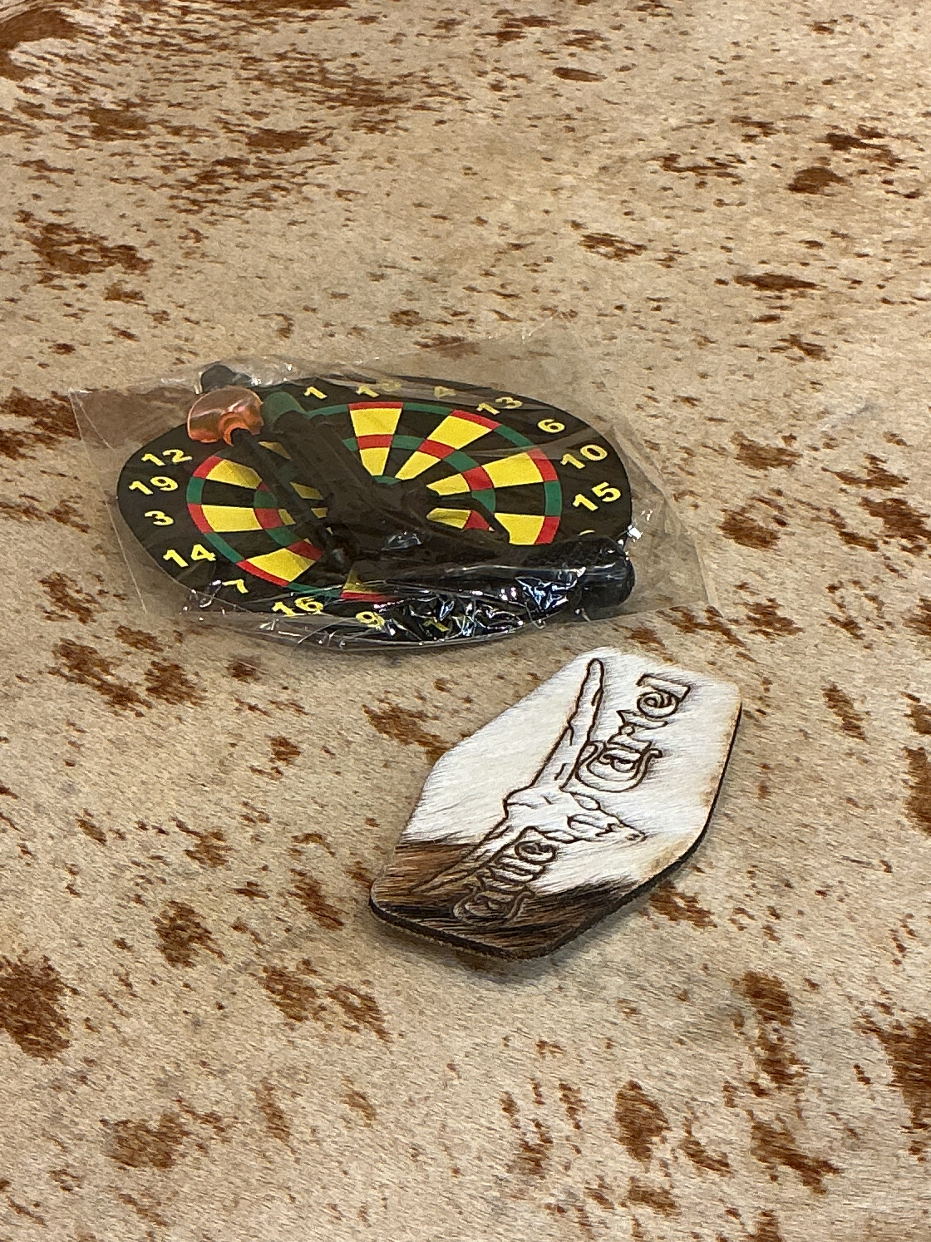 Mini Desktop Dart Gun & Target Pack