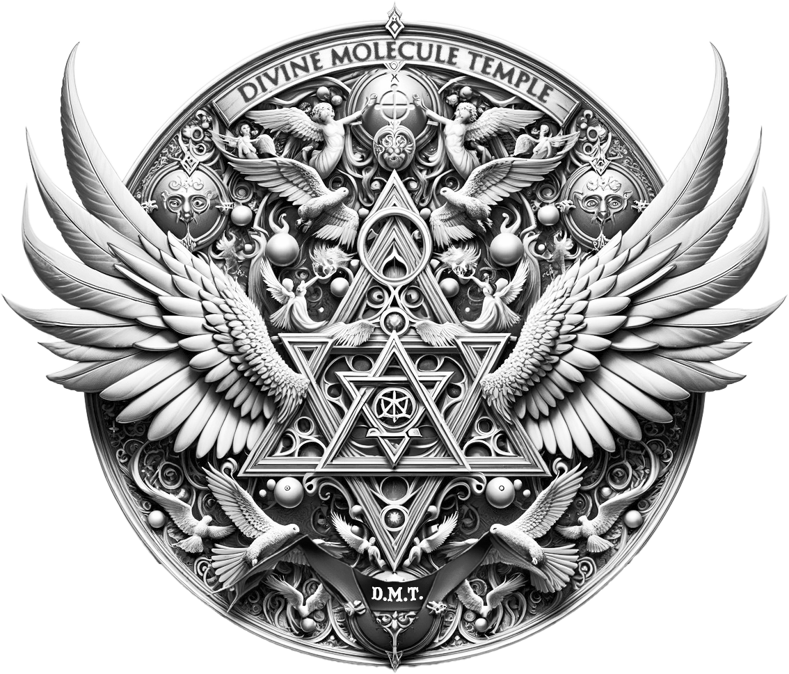 Divine Molecule Temple logo emblem