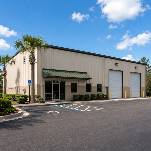 small warehouse-offices