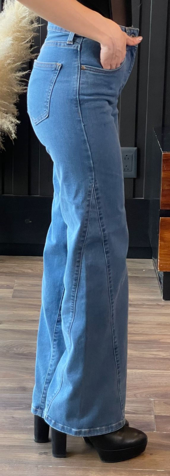 Miniatura: Mod. 25307 Bleach Wide Leg Strech