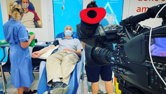 Blood Plasma Story for ITV News