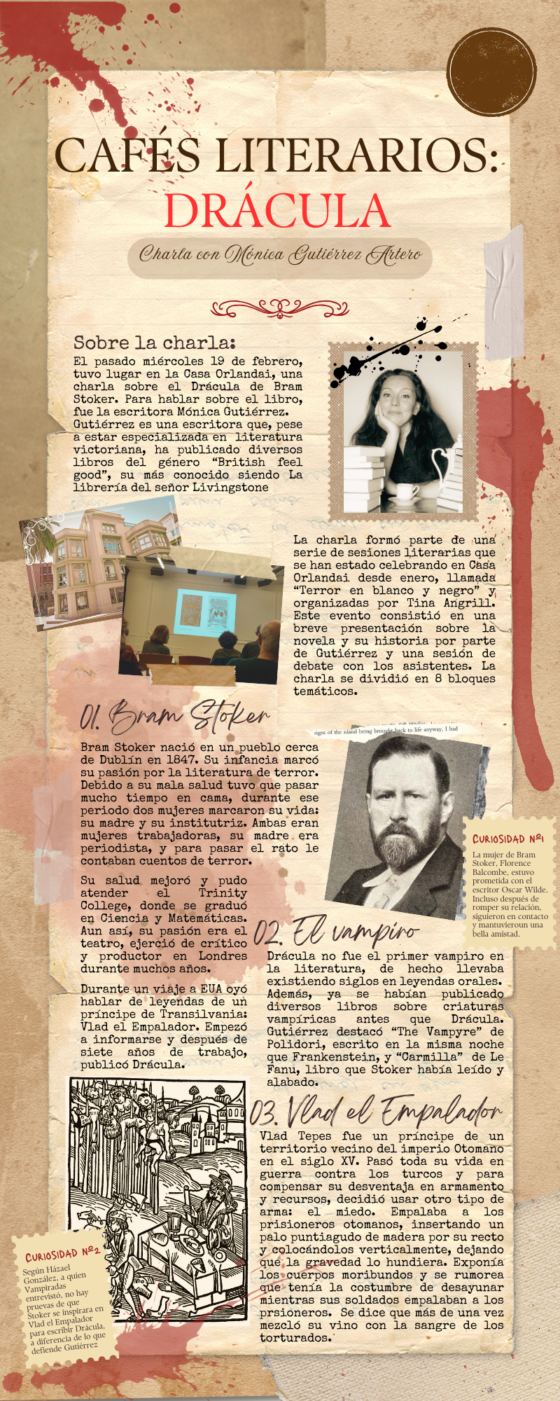 Drácula llega a los cafés literarios de Casa Orlandai