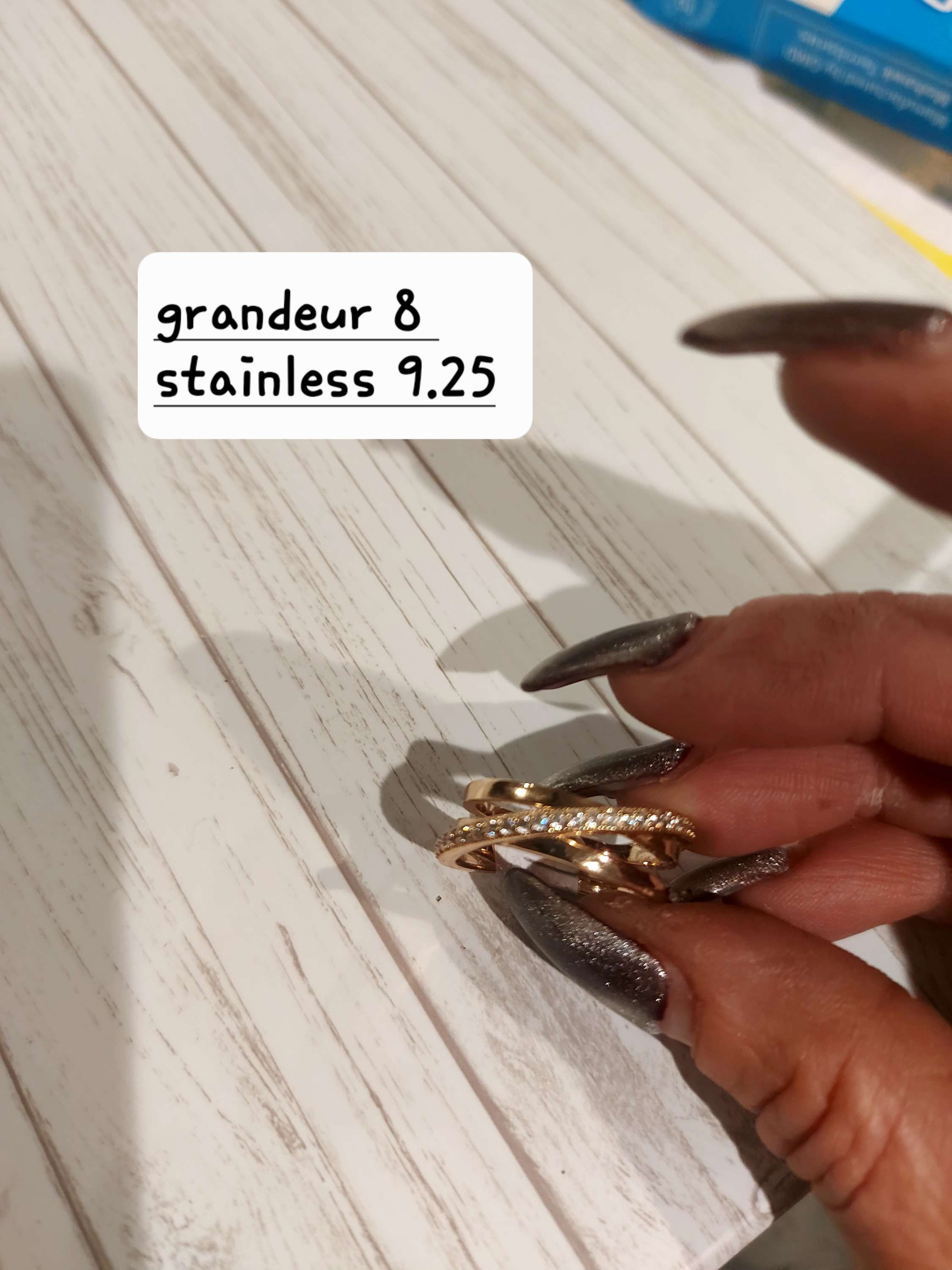 Bague stainless 9.25