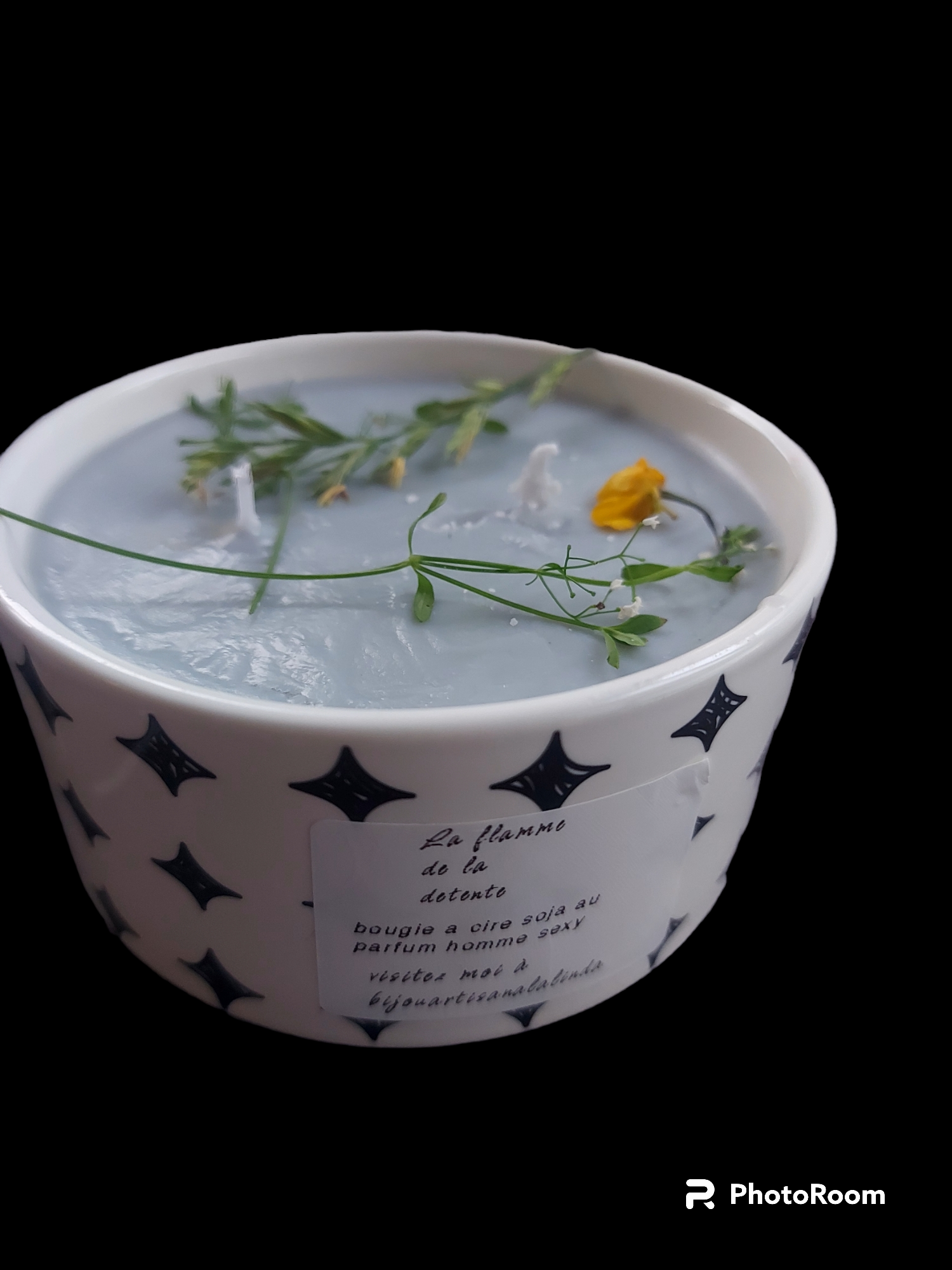 Bougie a cire de soja au parfum homme sexy 