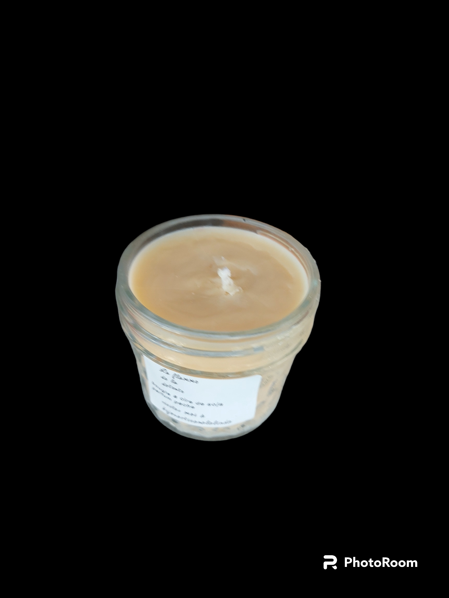 Bougie a cire soja parfum peche 