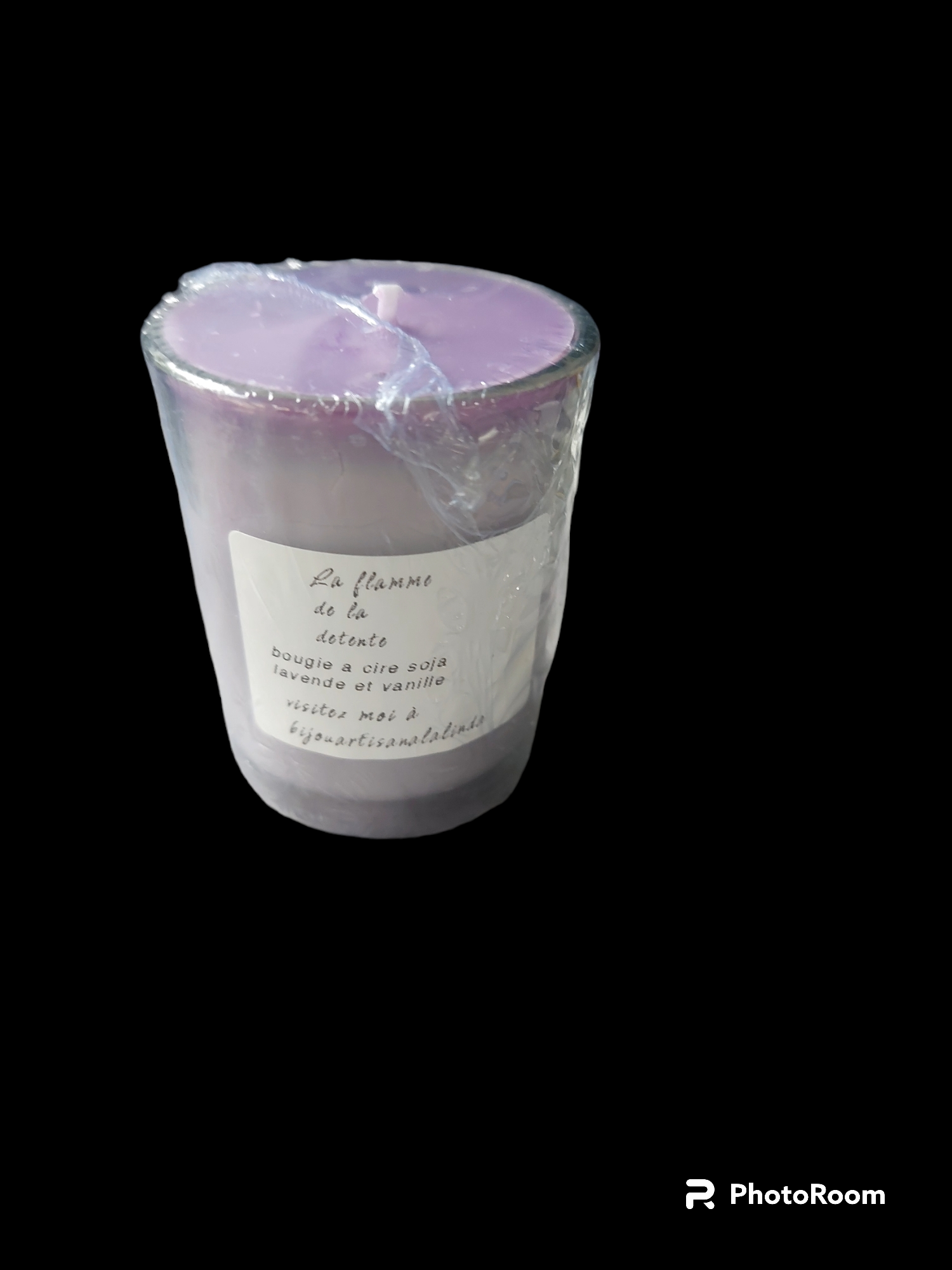 Bougie a soja au paRfum lavende et vanille 