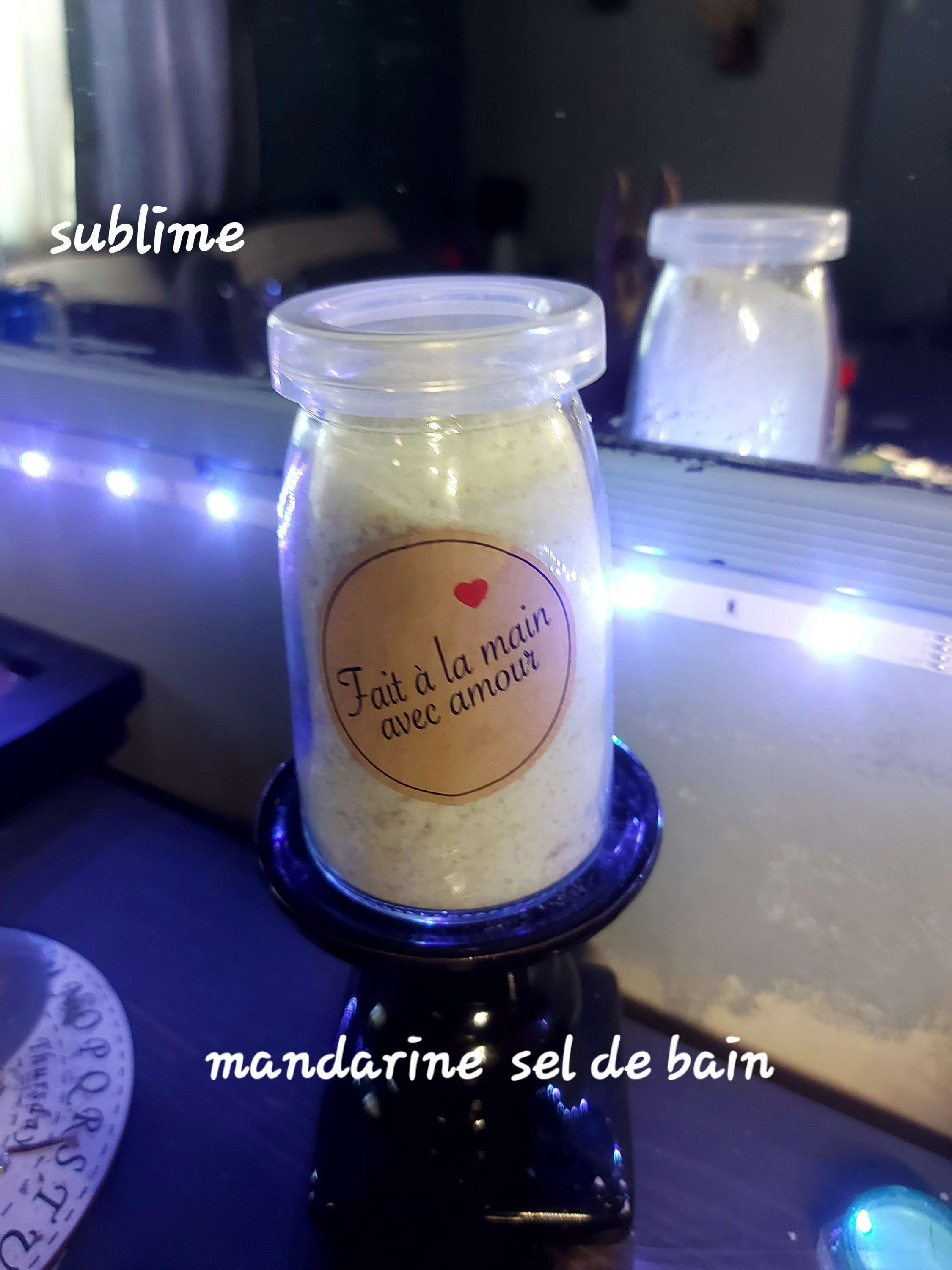 Sel de bain a mandarine 