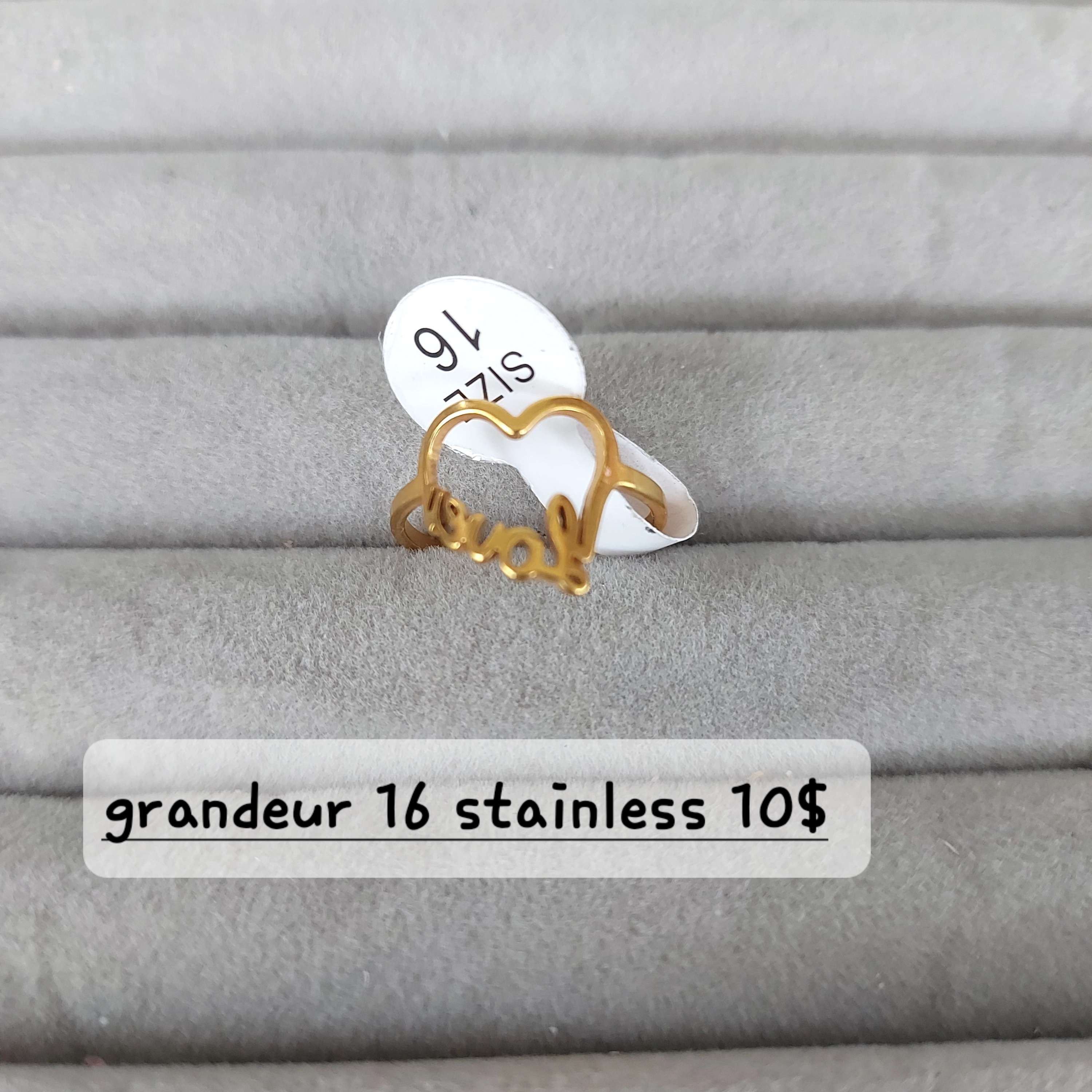 Bague de femme stainless 17