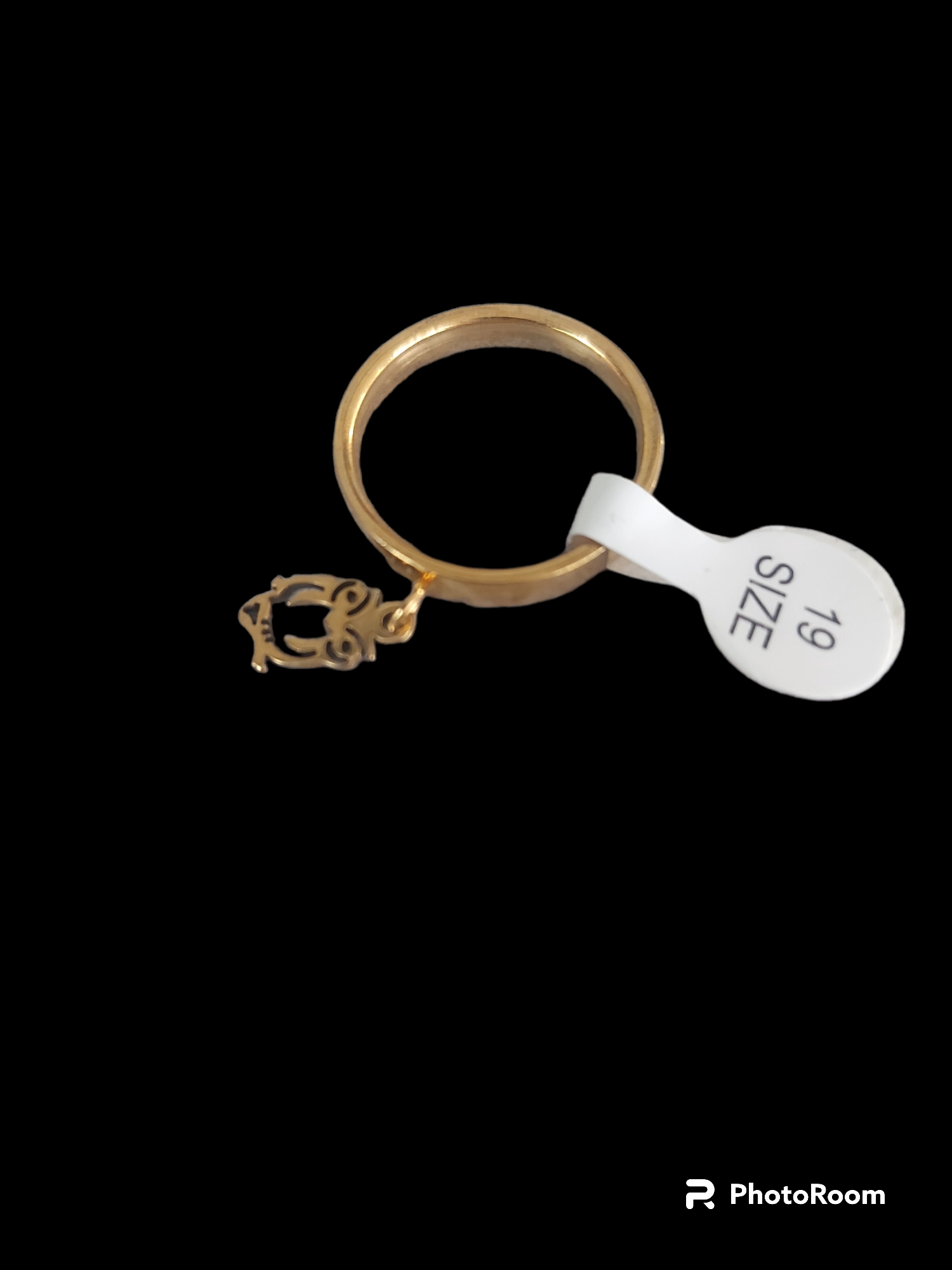 Bague stainless avec hibou 