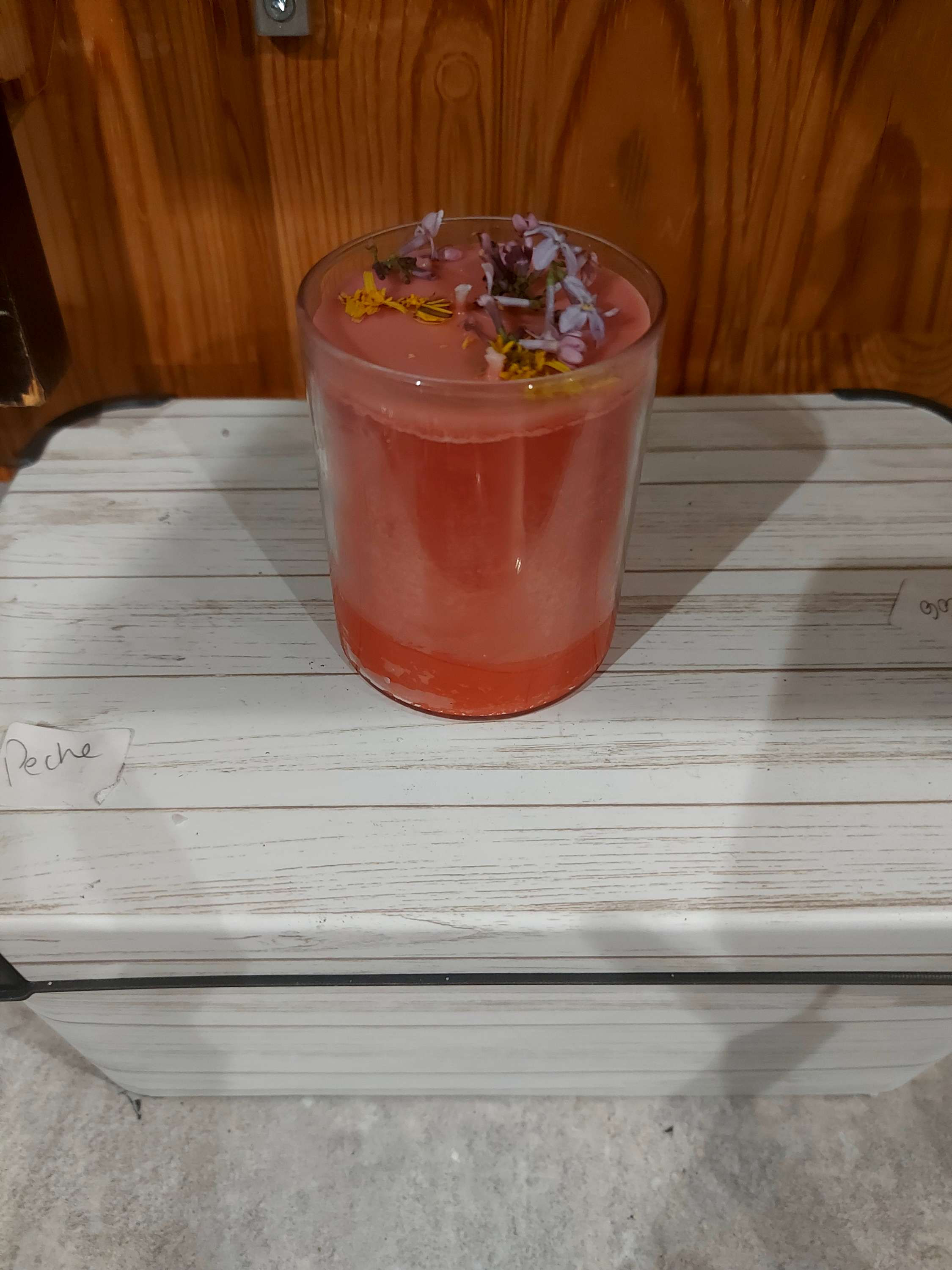 Bougie cire soja au pomme