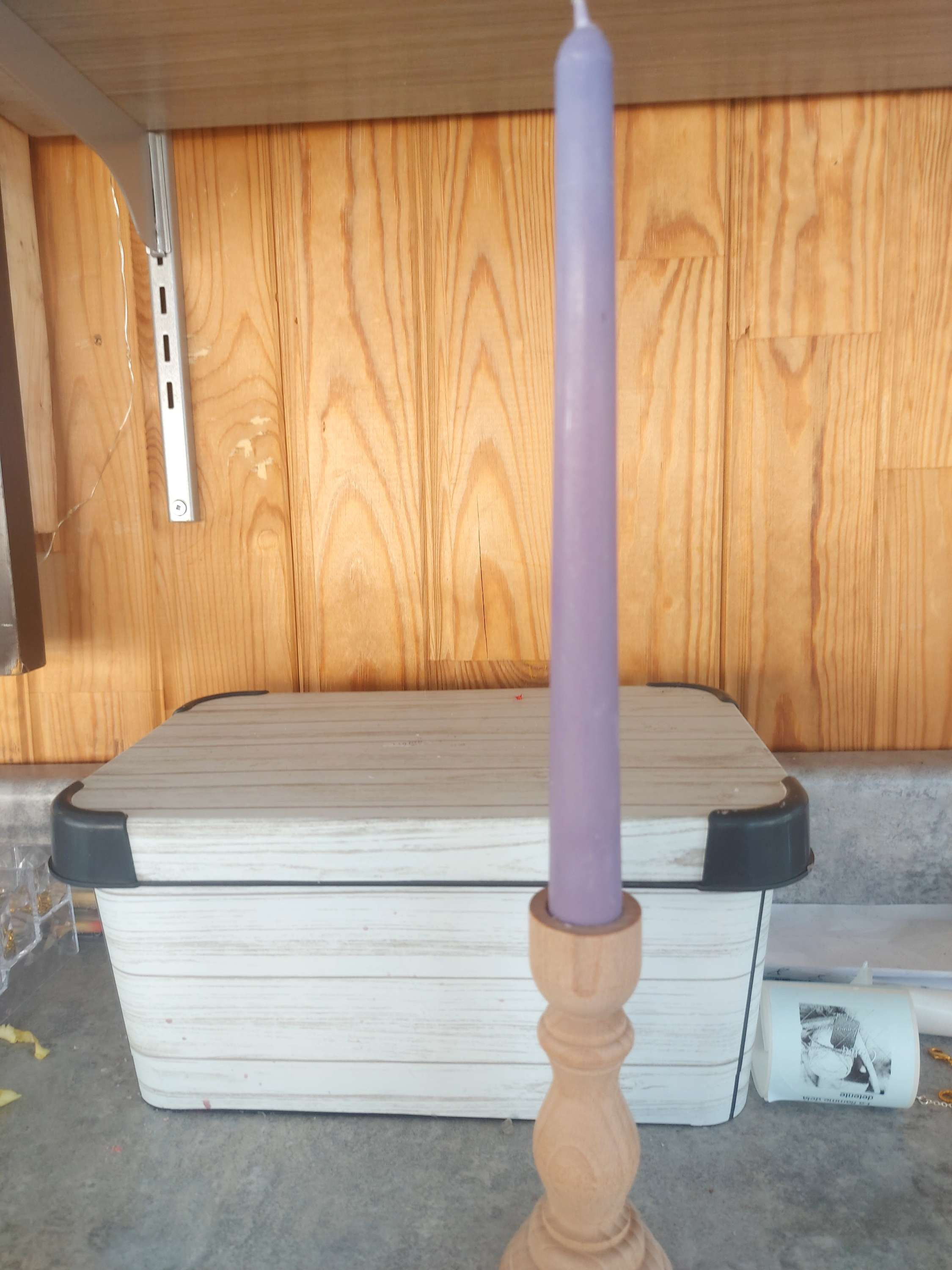 Chandelle a lavende longue PQ 2