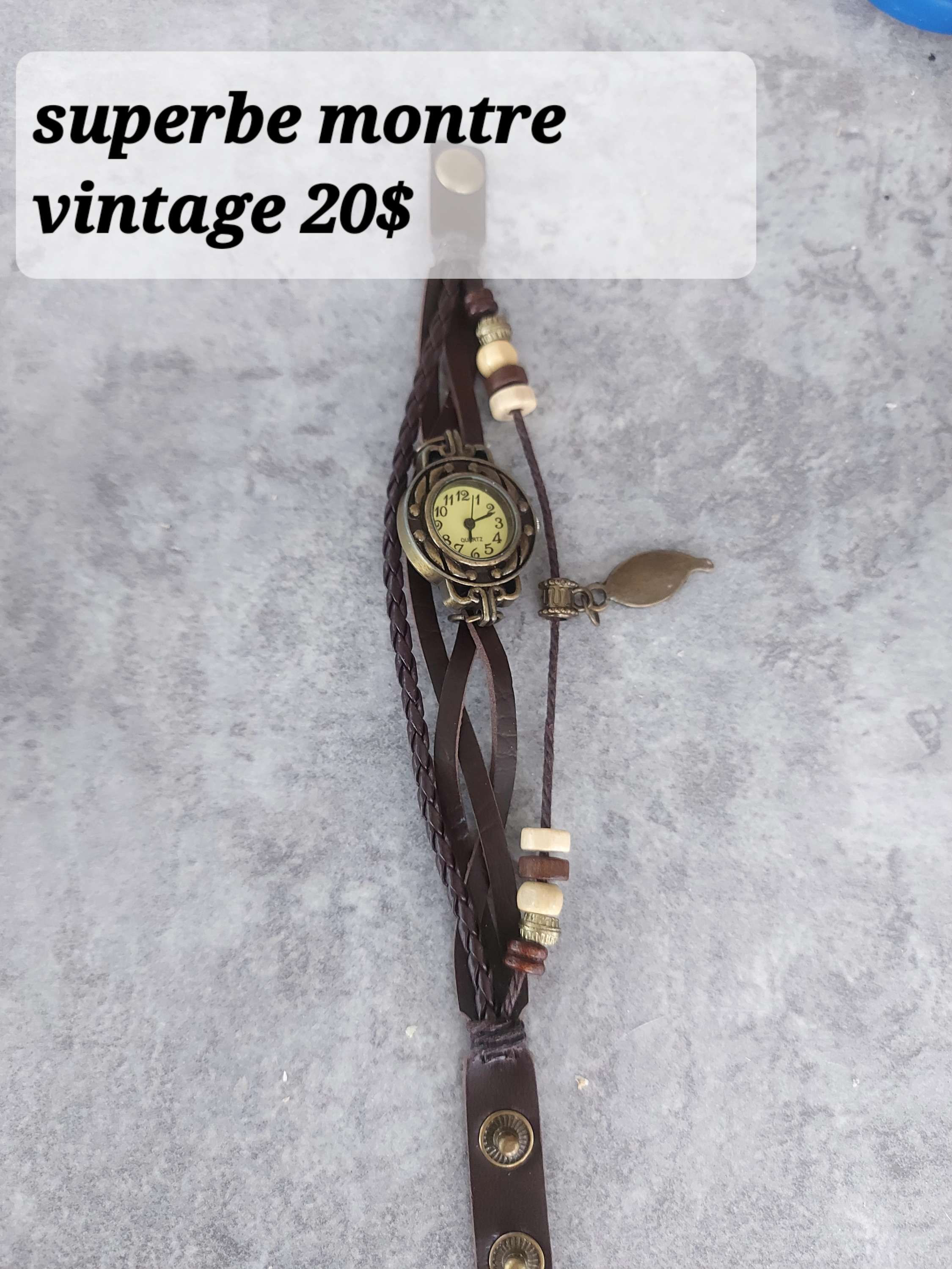 Superbe montre vintage