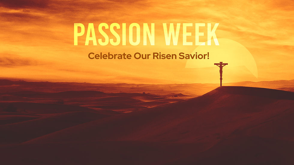 Passion Week