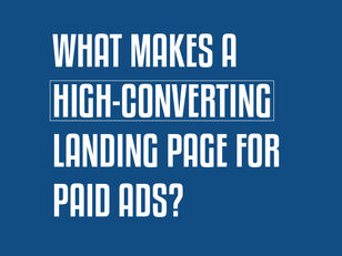 Digital Blueprint high-converting landing page for paid ads