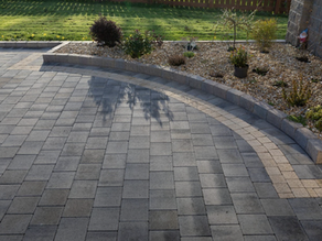 Eagle Valley Landscaping front garden paving