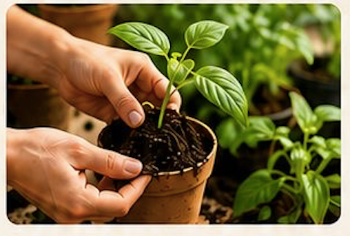 Trilogie d'ateliers de jardinage: đż Atelier 2 : Repiquer et faire grandir