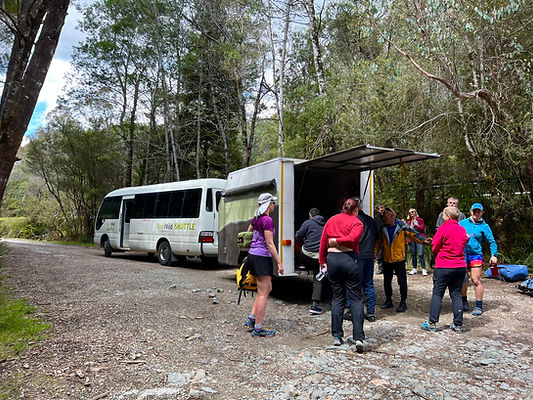 A Water by Nature Tasmania river rafting expedition launching at the Collingwood River.