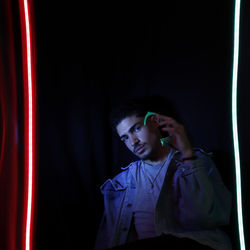 Aula light painting com modelo em Brasília - Curso de fotografia Espaço Hipólita Brasília profission