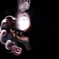 Aula light painting em Brasília - Curso de fotografia Espaço Hipólita Brasília profissionalizante